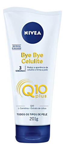  Gel para cuerpo Nivea Cuidado Corporal Bye Bye Celulite en pomo 200mL