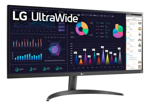 Monitor LG Ultrawide 34 Ips 100hz Freesync Negro 34wq500-b