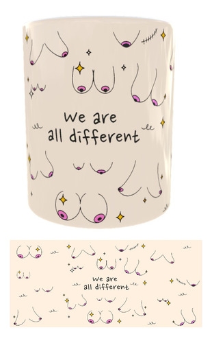 Mug Taza 11 Onz Mujeres - Todas Somos Diferentes