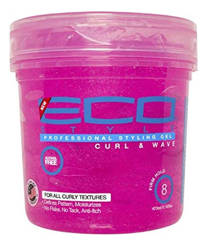 Gel Eco Style Rosa, 16 Oz