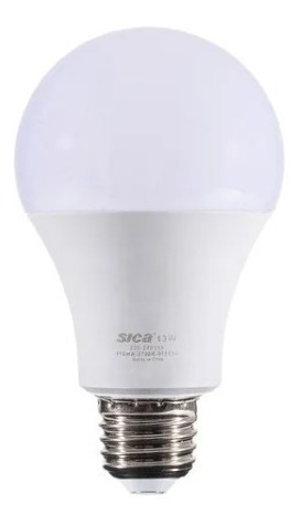 Lámpara Led Sica 13w - Clásica  Luz Día -bajo Consumo X1