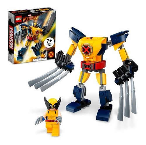 Lego Armadura Robótica De Wolverine 76202  (141 Piezas)