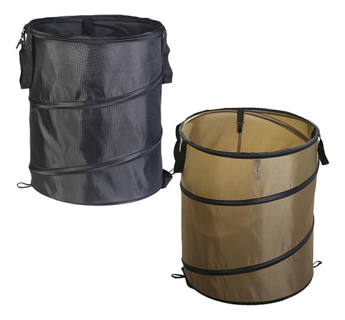 Y 2 Cubos De Basura For Jardiner, Plegables, Reutilizables,