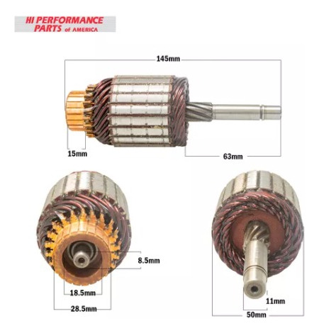 Inducido Arranque Ford Fiesta Renault Kangoo Clio Sist Valeo