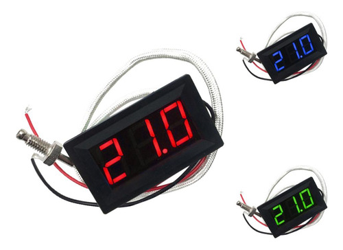 30c-800c Termopar Digital Led Medidor De Painel De Vermelho