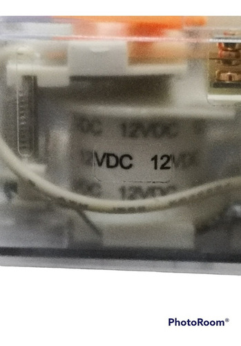 Relé Relay Encapsulado 11 Pin Con Base Coil 12vdc 10a (Usado)