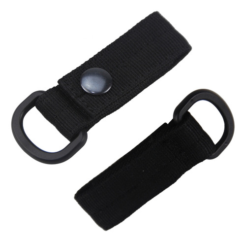 (bk) Correa De Clip Con Anillos En D Con Trabilla Para Mochi