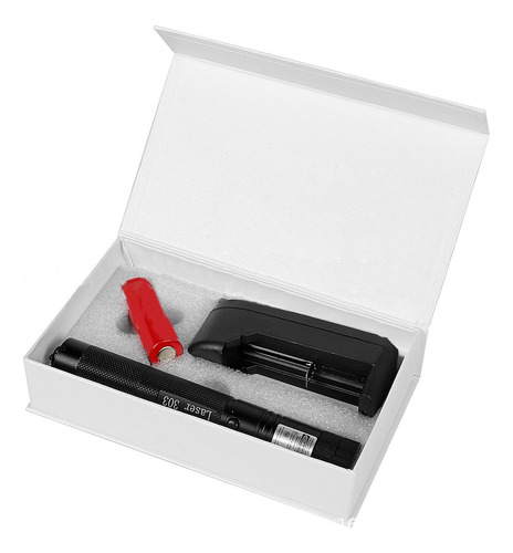 Puntero Láser Linterna De Alta Potencia Usb Negro