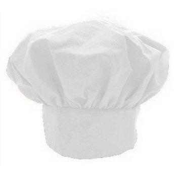 Sombrero Ajustable De La Tela Cruzada Blanca Chef De Cocina 