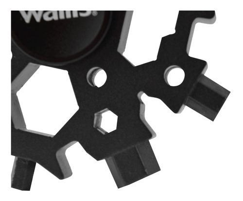 Multiherramienta Universal Portátil Wallis, K900381, 22 Usos, acero inoxidable, Negro