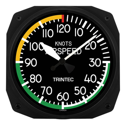 Reloj De Pared Estilo Instrumento De Aviación 10 Airspeed