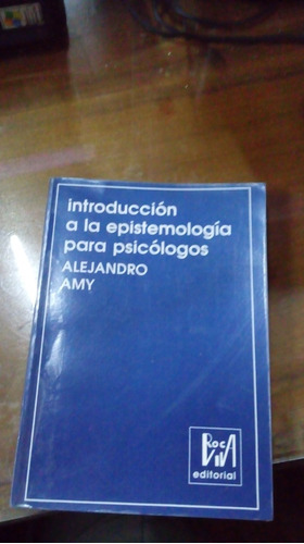 Libro Introducción A La Epistemología Para Psicólogos