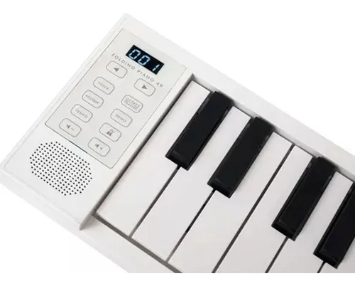 Teclado Piano Plegable Blackstar Carry-on Fp88t Sensitivo Color Blanco