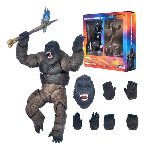 Figura De Acción Articulada Godzilla Vs King Kong Gorilla 20