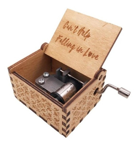 Imagen 1 de 1 de Caja Musical Madera - Can't Help Falling In Love - Elvis