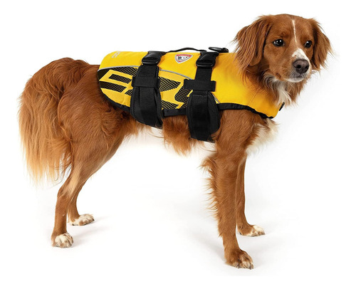 Chaleco De Flotación Para Perro Pequeño Color Amarillo Amarillo Nombre Del Diseño Talla