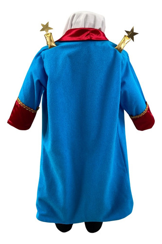 Disfraz Principito Niño - Disfraces Principe Azul Bebé Traje Azul Acero Talla 1 Año