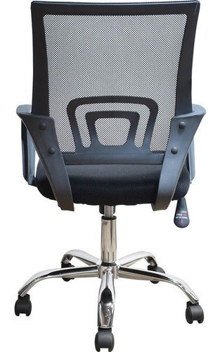 Imagen 4 de 4 de Silla De Oficina Gerencial Libertad Negra