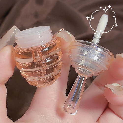 3 Aceite Labial Hidratante Bálsamo Labial Melocotón