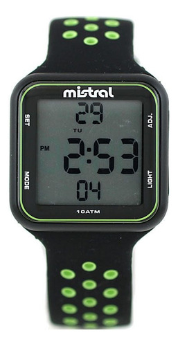 Reloj Deportivo Mistral Gdm-066-01 Sumergible Digital