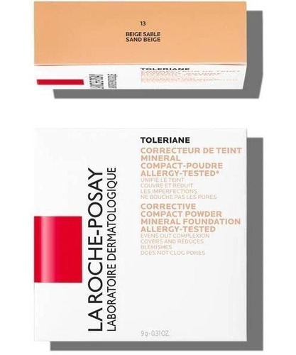 Polvo Compacto La Roche Posay Toleriane Mineral Beige Sable
