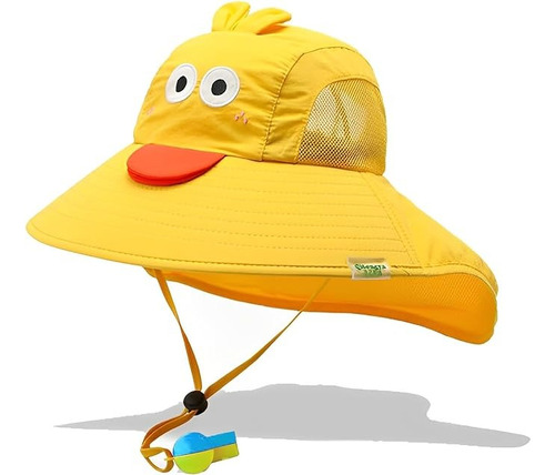 Sombrero Gorro Infantil Cubre Nuca Protección Uv Patito