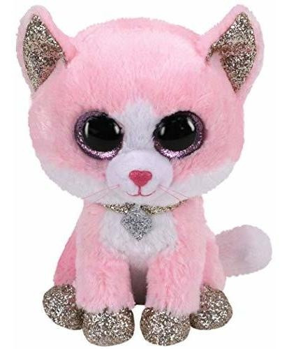 Peluche De Animales - Ty ******* Fiona Cat Beanie Boo Pink A