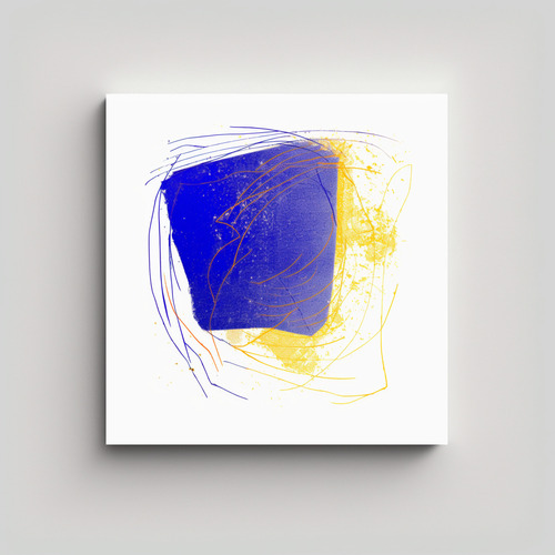 70x70cm Cuadro Tela Cã¡lida Zorro - Decocuadros Flores