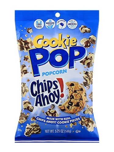 Candy Pop Palomitas Cookie Pop Chips Ahoy Popcorns 149 G.