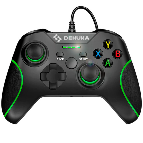 Control Alambrico Compatible Xbox One Slim Xbox Series X S Color Negro