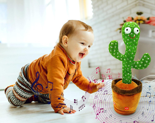 Dancing Cactus Toy Talking Singing Plush Toy Mimicicking Re.