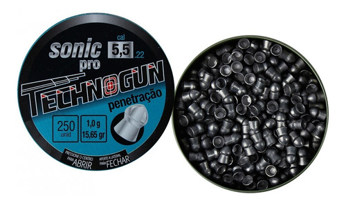 Kit 2 Chumbinho Olímpico 5.5mm + 2 Sonic Pro 5.5mm
