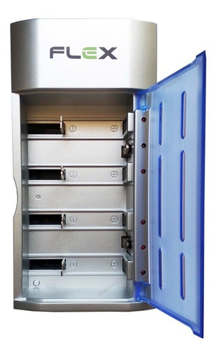 Imagem 1 de 4 de Carregador De Pilhas Aa Aaa C D Ou Baterias 9v Universal Led