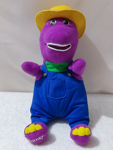 Lote 2 Peluches, Big Bird De Plaza Cesamo Y Barney. (Usado)