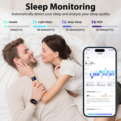 Reloj Inteligente Tensky 1.8 Pulgadas Android/ios Con Alexa
