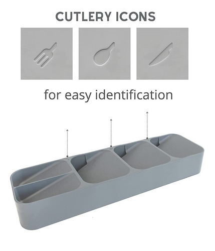 Imagen 5 de 9 de Organizador Cubierto Organizador De Servicios Cocina Cajones