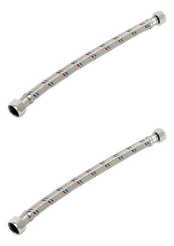 Manguera Flex P/boiler D/alum 1/2x3/4x80cm Rugo 25-b (2pzas)