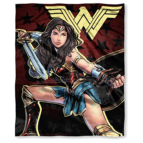 Dc Comics Wonder Woman Yaky Silk Touch Touch Manta 50 X...