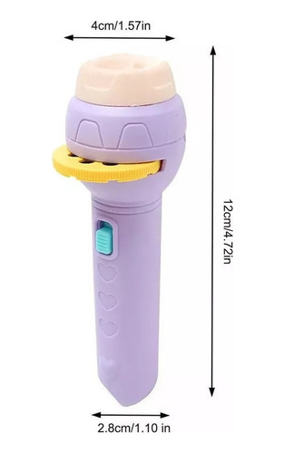 Proyector Infantil Con Rollo De Linterna Con