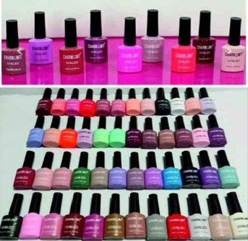Cabina De Uñas Led Uv Sun 24w + Base + Top Coat + 5 Esmaltes