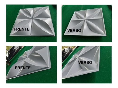 Kit C/ 18 Placas Revestimento Parede Alto Relevo Painel 3d