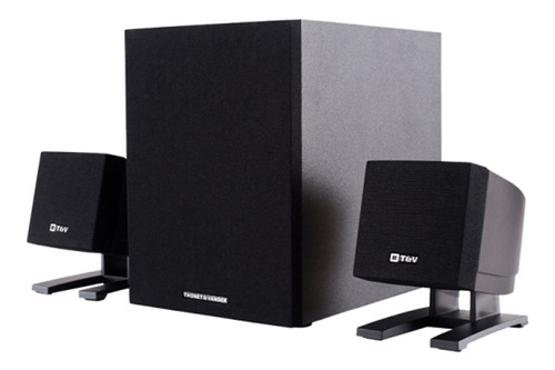 Parlantes Bluetooth Home Theater Spiel Equipo De Musica Color Negro