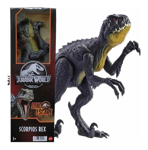 Imagen 4 de 9 de Dinosaurio Velociraptor Blue Jurasick Articulado Mattel