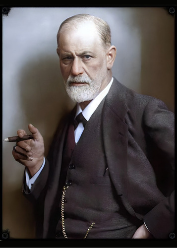 Póster Sigmund Freud Autoadhesivo 60x42cm #256