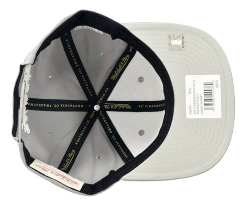 Chicago Bulls Nba Evergreen Grey Gorra Mitchell And Ness Gris Unitalla