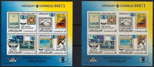  Eventos Varios -  U 94  - Uruguay - Blocks Mint + Muestra