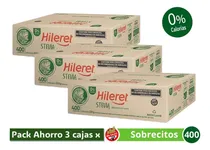 Comprar Edulcorante Hileret Stevia 400 Sobres Pack X 3 Cajas