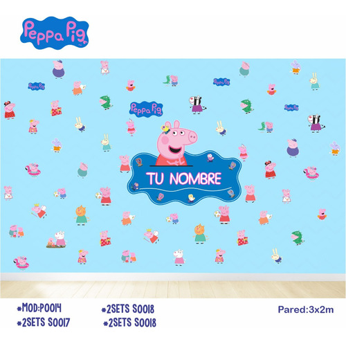 Stickers Pared Peppa Pig