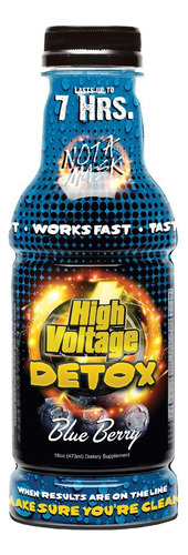 High Voltage Detox Bebida Antidoping Mora Azul