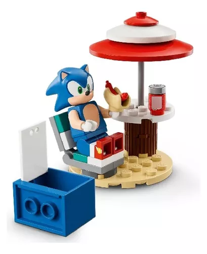 Boneco Blocos De Montar Sonic The Hedgehog Natal